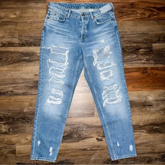 H&M &DENIM Boyfriend Jeans, Size 6 - Picture 11 of 11